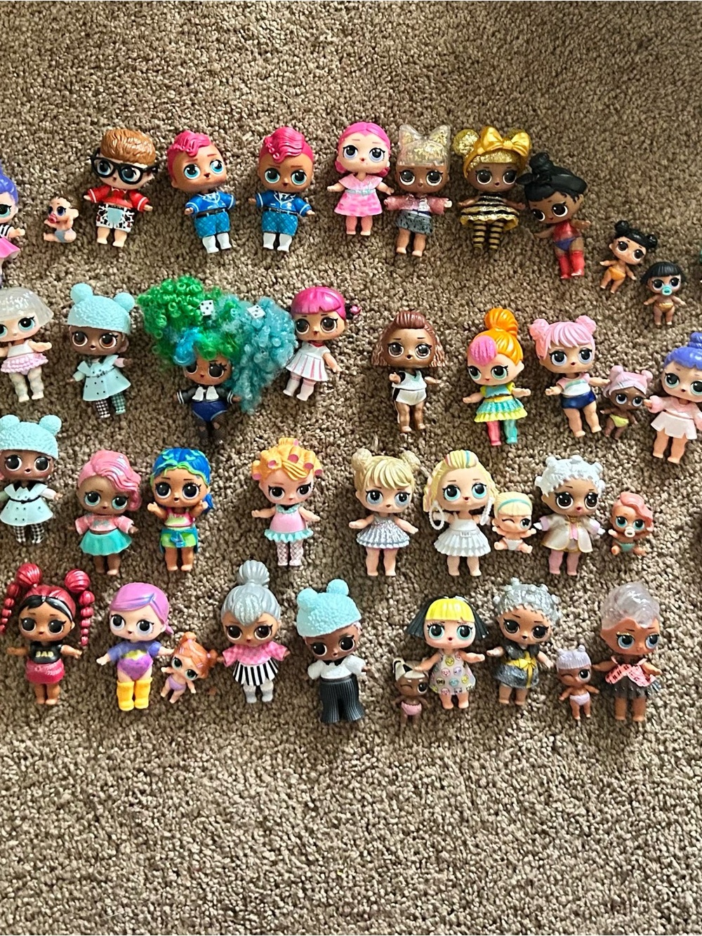 Huge LOL Surprise Doll Lot 100+ Pcs Mixed Series Dolls Pets Babies Accessories